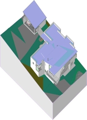 cad image of house